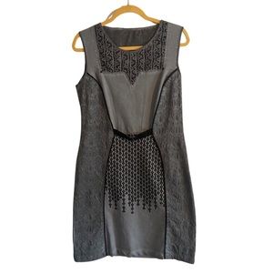 Angels Never Die Women’s Sleeveless Dress Sz US Lg EU 2 beautiful gray fabric